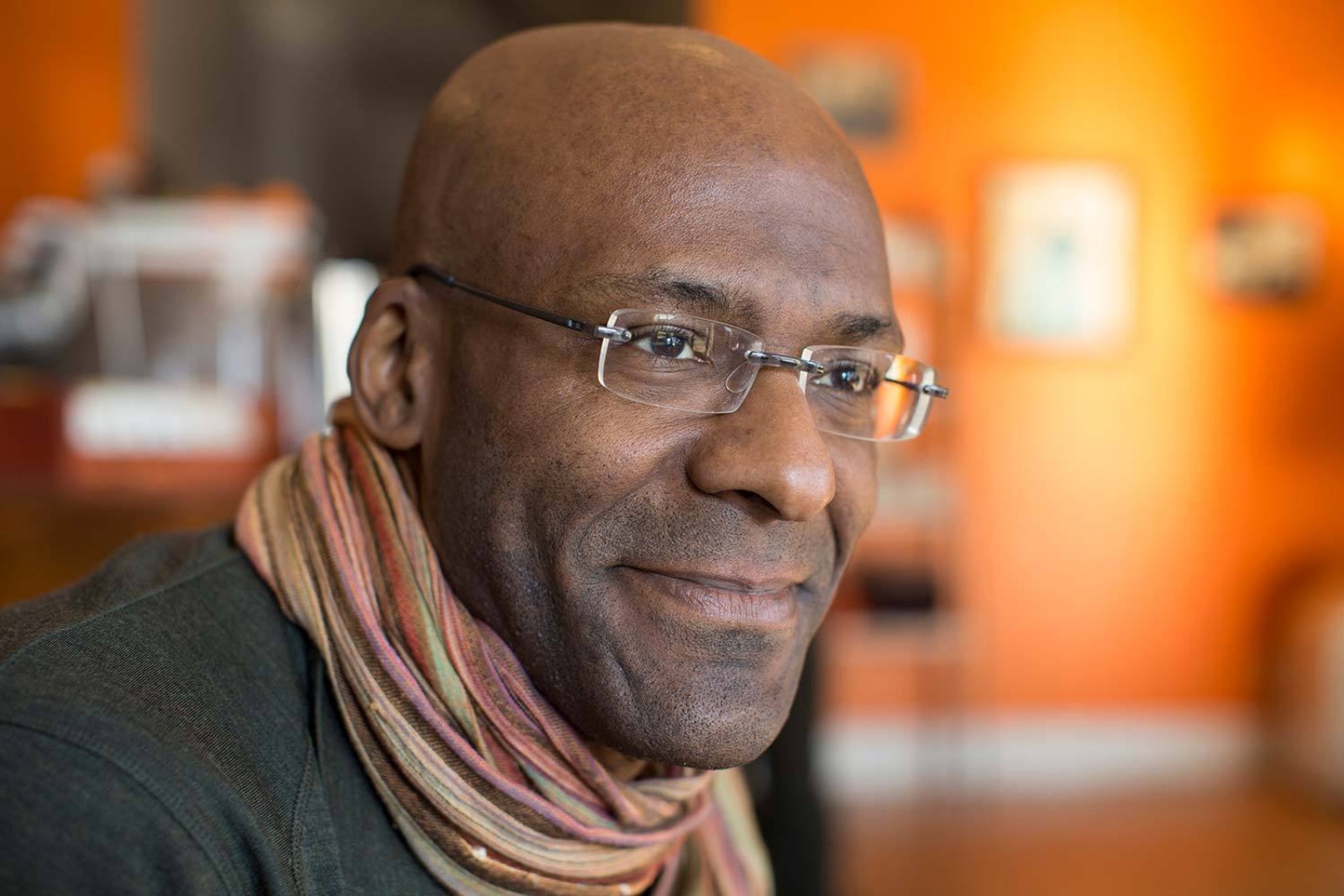 Headshot of photographer and journalist Brian Palmer, taken by Erin Hollaway Palmer